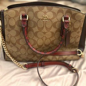 COACH Signature Canvas Handbag